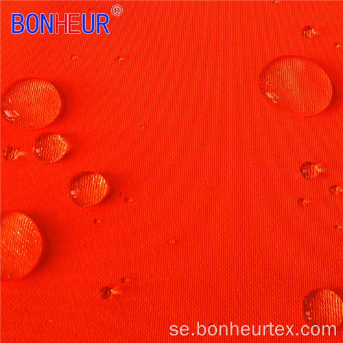 Fluorescerande gul poly / bomull CVC twill tyg